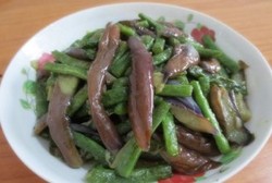 芸豆炒茄子