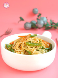 豆角炒面
