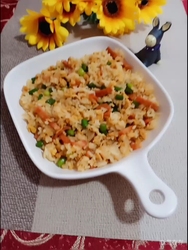 培根蒜苔蛋炒饭