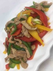 猪肉炒彩椒