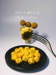 玉米葱油丸子