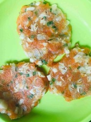 胡萝卜山药鳕鱼饼