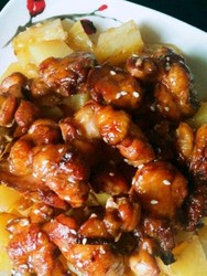 土豆烤鸡翅根