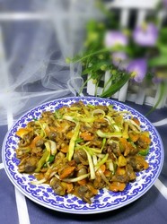 酱炒葱丝赤贝