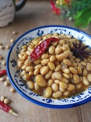五香酱黄豆