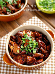 小肠豆腐煲
