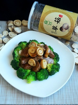 草菇牛排