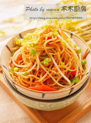 豆芽炒细面