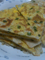 小葱鸡蛋饼