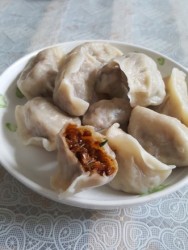 香菇粉丝肉饺