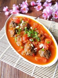 茄汁牛肉球