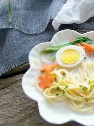 豆浆鸡蛋面