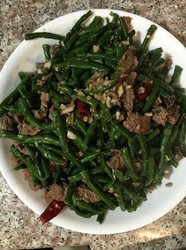 豇豆炒肉丝