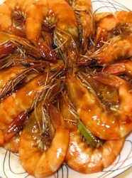 蚝油爆大虾