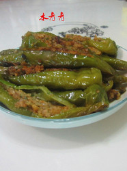 加锅辣椒酿肉