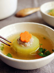 黄瓜镶肉汤