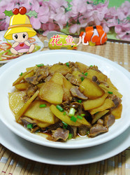 鸡胗炒土豆