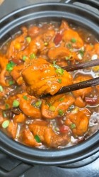 家常炖鸡肉