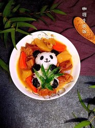 熊猫咖喱牛肉饭