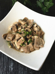 蘑菇肉片