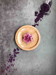 紫薯牛奶冻