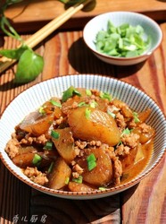 肉末红烧萝卜