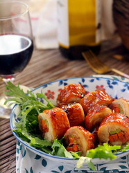 鲜蔬鸡肉卷
