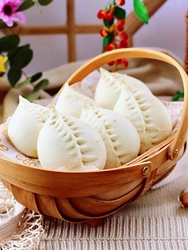 杏鲍菇酱肉包