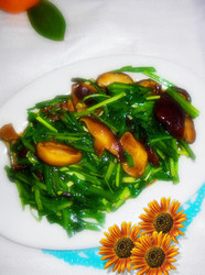 韭菜炒香菇
