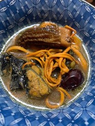 羊肚菌虫草花乌鸡汤
