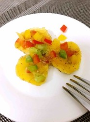 彩椒煎饼