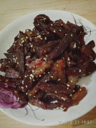 五香牛肉干