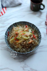 黄瓜肉糜炒粉条