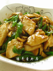 青椒豆腐