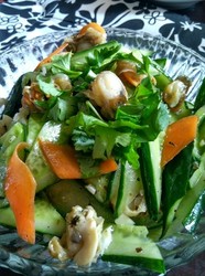 鸳鸯贝炝黄瓜