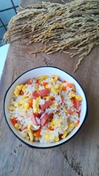 玉米蛋炒饭