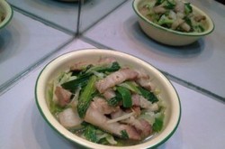 大蒜炒肉