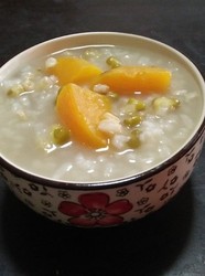 红薯绿豆粥