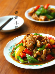 彩椒炒鸡块