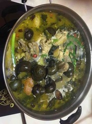 田螺鸡煲
