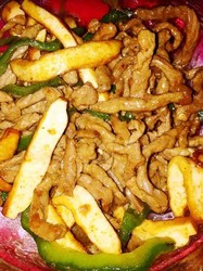 青椒豆干牛柳
