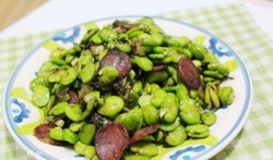 叉烧腊味蚕豆米