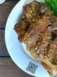 暖食之孜然风味烤羊腿