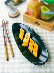 酸黄瓜厚蛋卷——便当菜