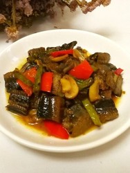 刀豆蘑菇炒鳝片