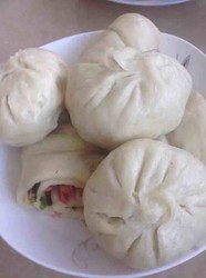 干豇豆猪肉包