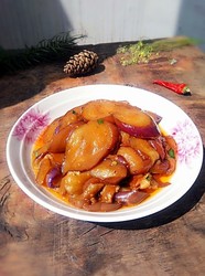 老干妈烧茄子