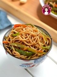 豆角辣椒焖面