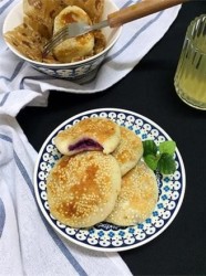 紫薯糯米土豆饼