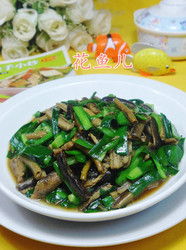 韭菜炒鳝丝